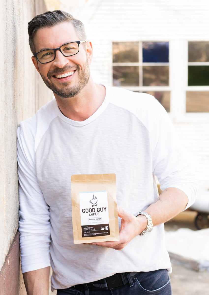 Jason Collier Good guy coffee ground and whole bean spreading goodness